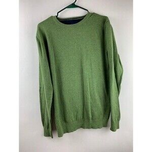 Tom Taylor Size L Mens Olive Green Sweater Long Sleeve